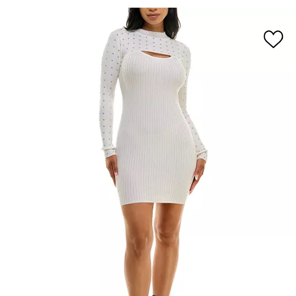 Sweater white dress